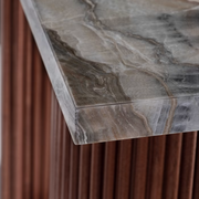 Alchimia aral tiger gray onyx console