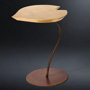 Gold leaf side table