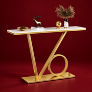 European metal console