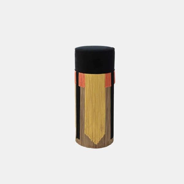Couture black bar stool