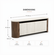 Fleur Travertine Heritage Sideboard