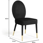 Sofia velvet chair