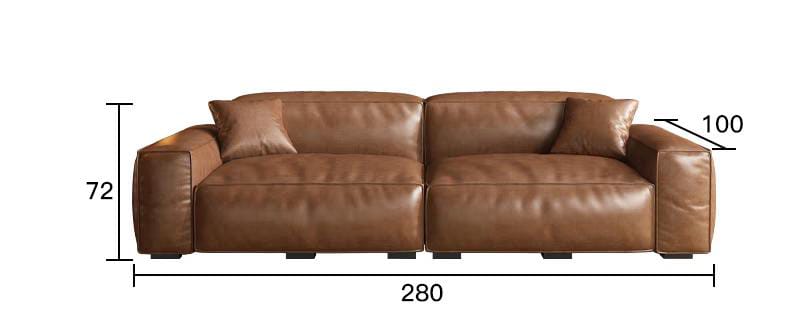 Rencontre moi armchair leather brown