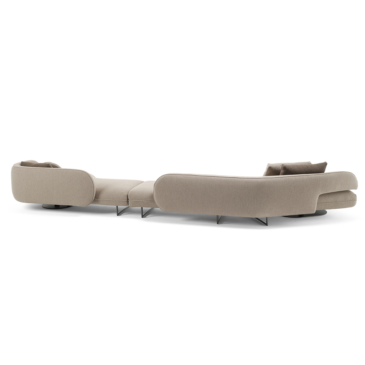 Corner sofa with distinctive design