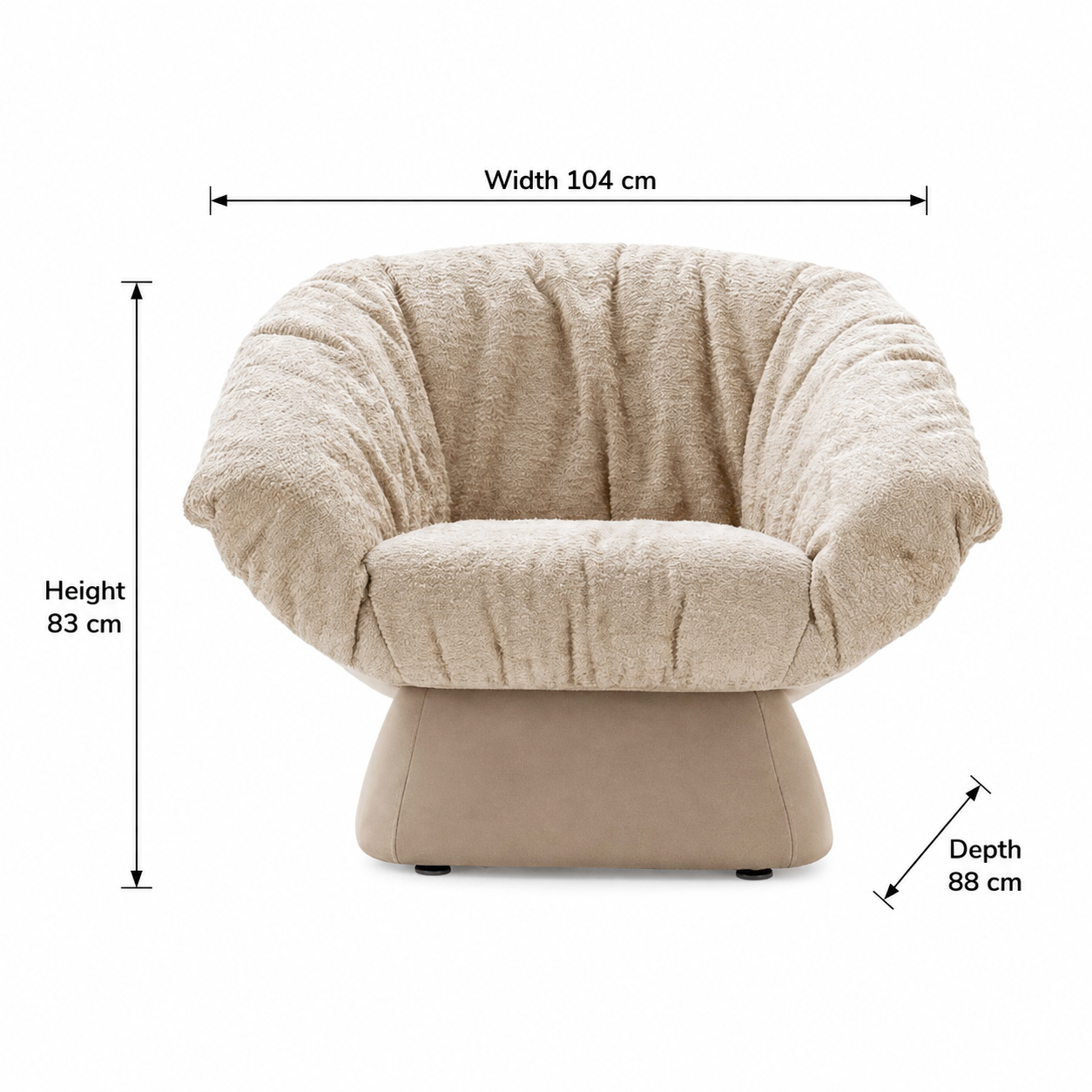 Velluto Cocoon Armchair