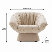 Velluto Cocoon Armchair