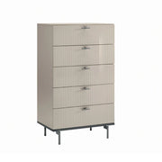 Luxury Metallic Modern Bedroom Set