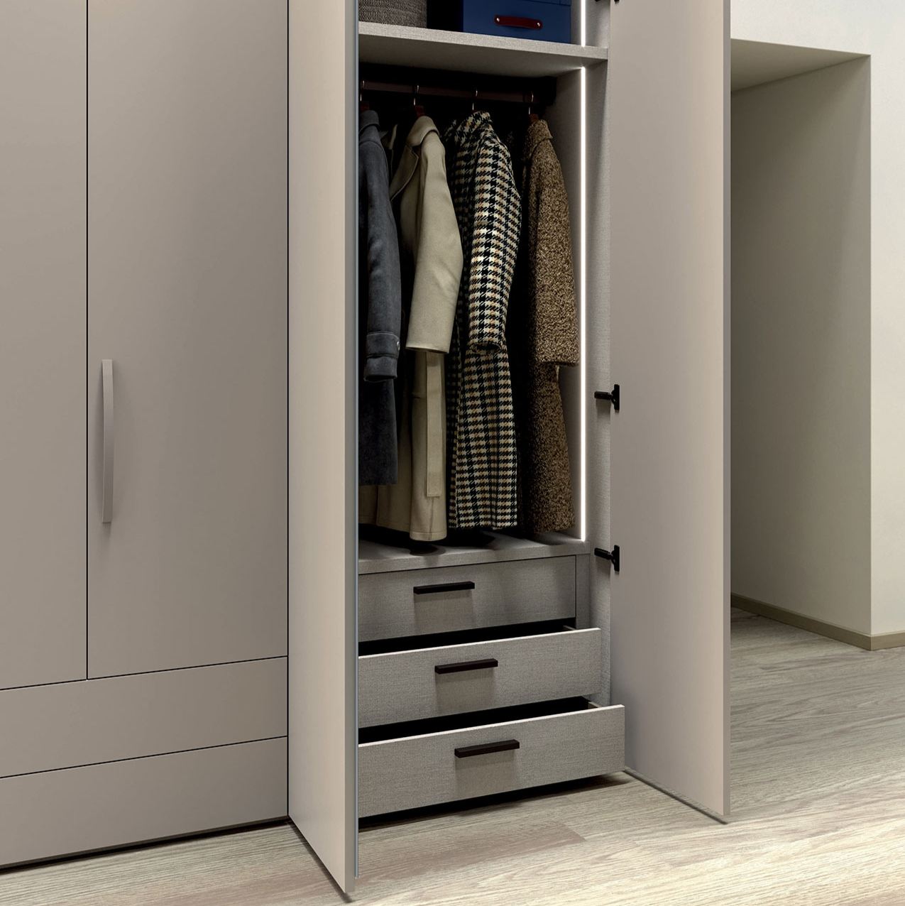 large wardrobe
