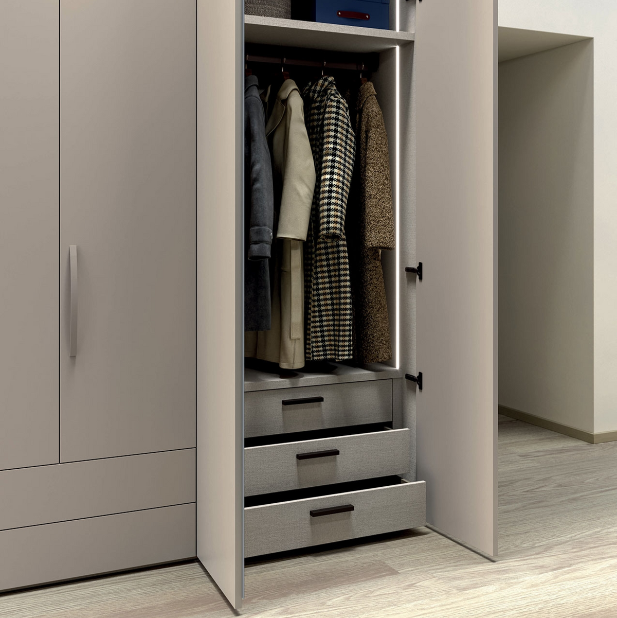 large wardrobe