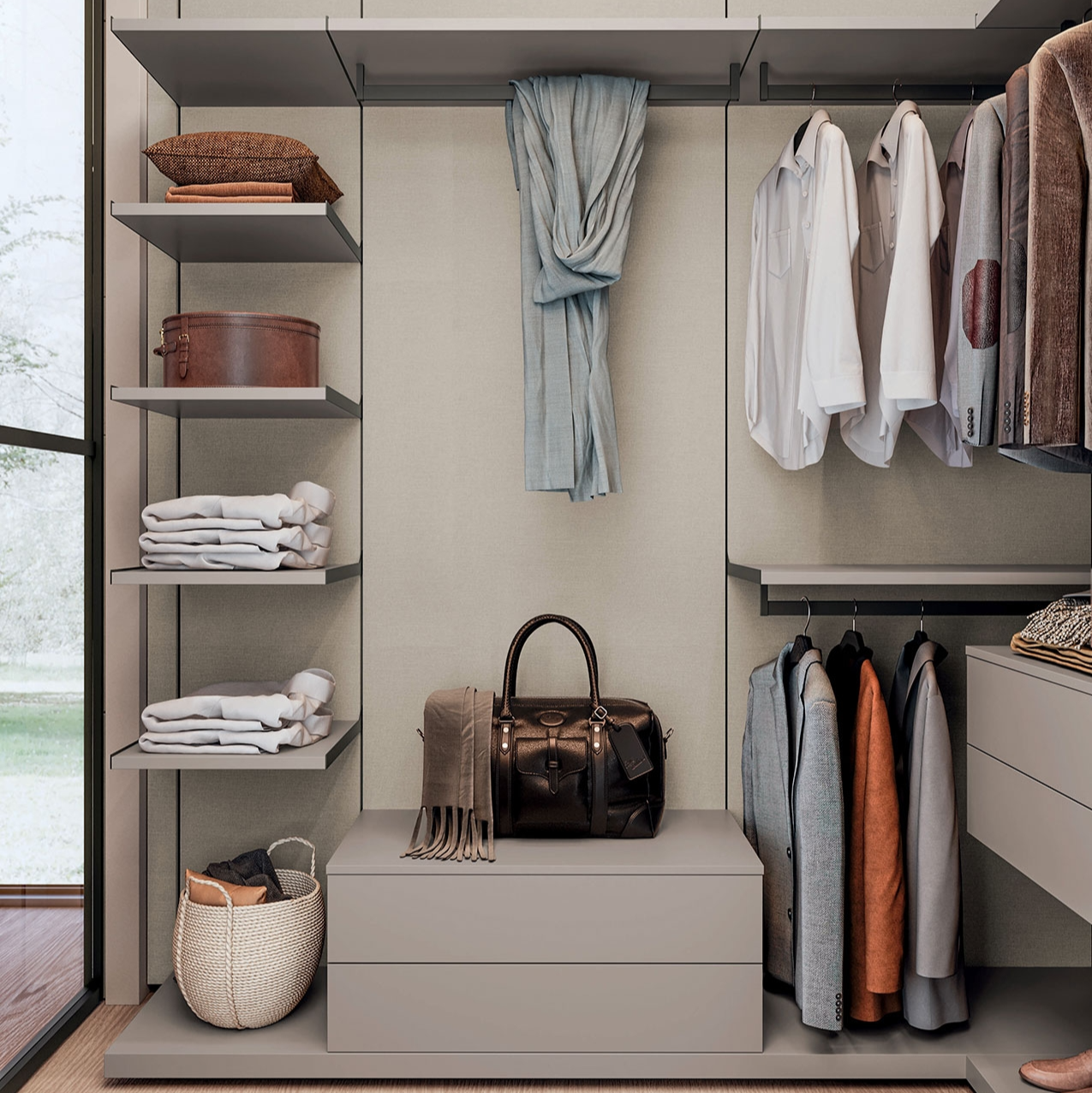 wardrobe room