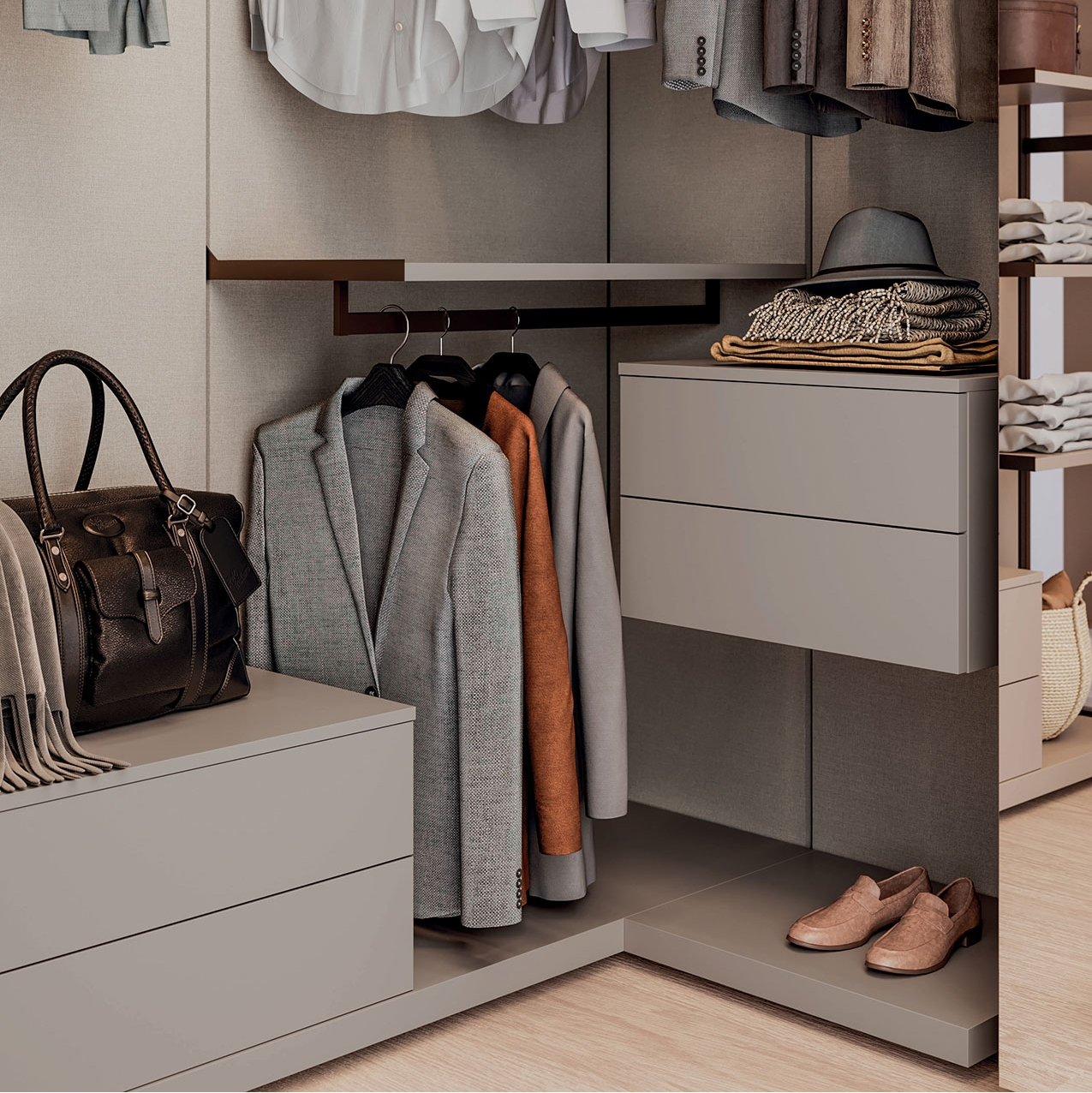 wardrobe room
