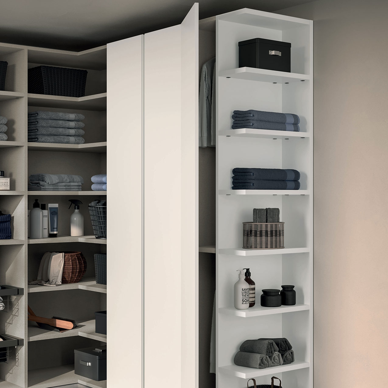 large corner wardrobe