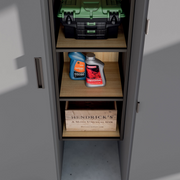 Space saving wardrobe