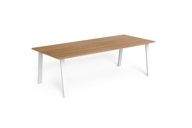 Durable outdoor dining table