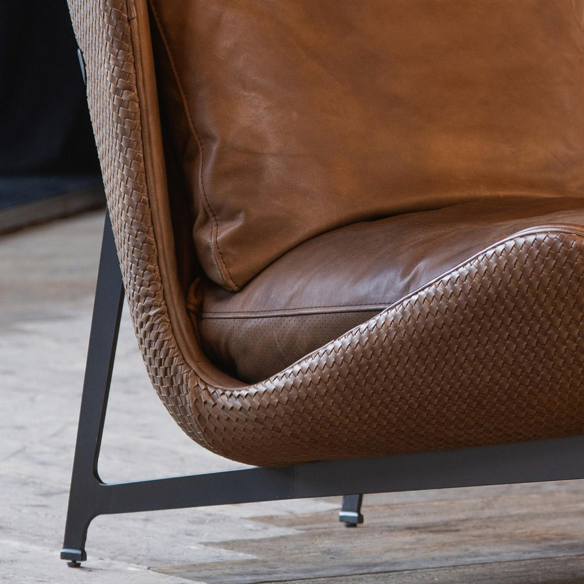 Modernist Leather Chair