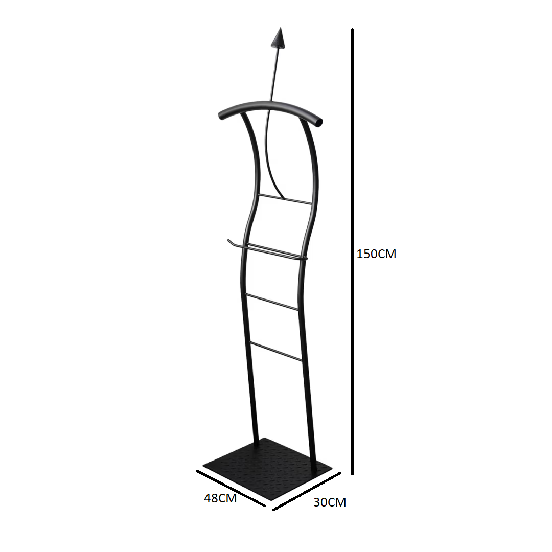 Dinamo black valet stand