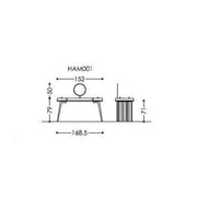 Hamptons metal vanity table
