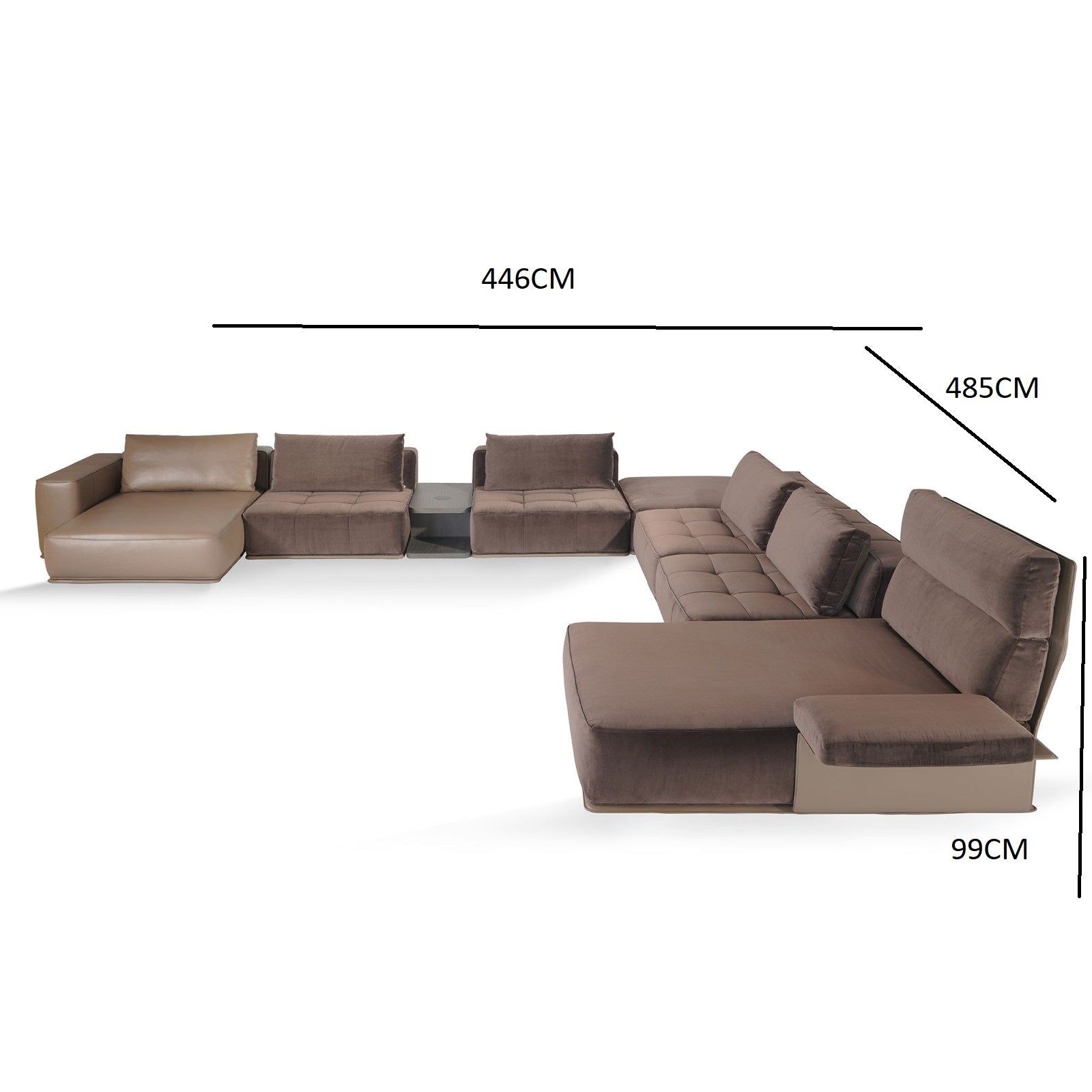 Luxury modern design sofa