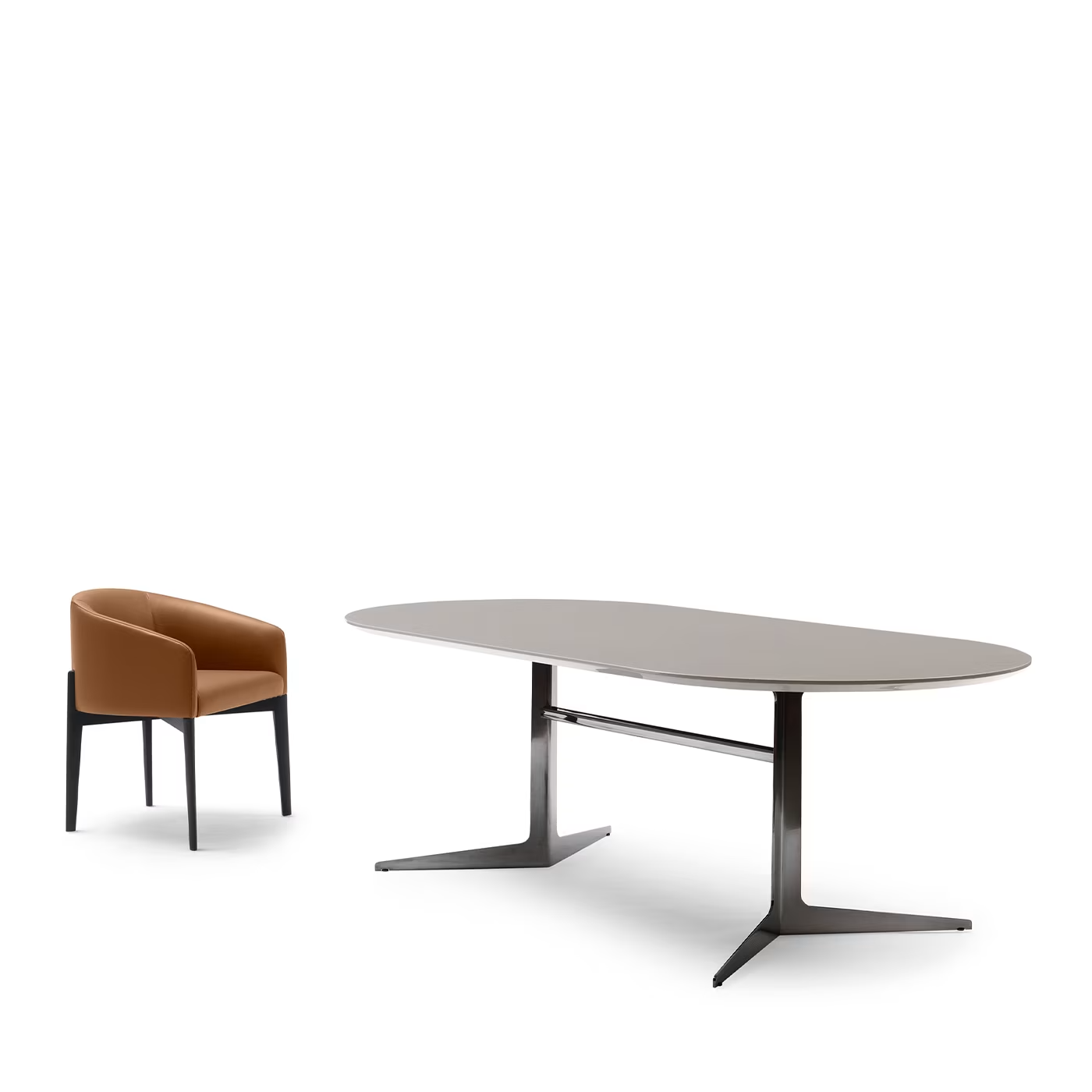 Blake arched-ended table