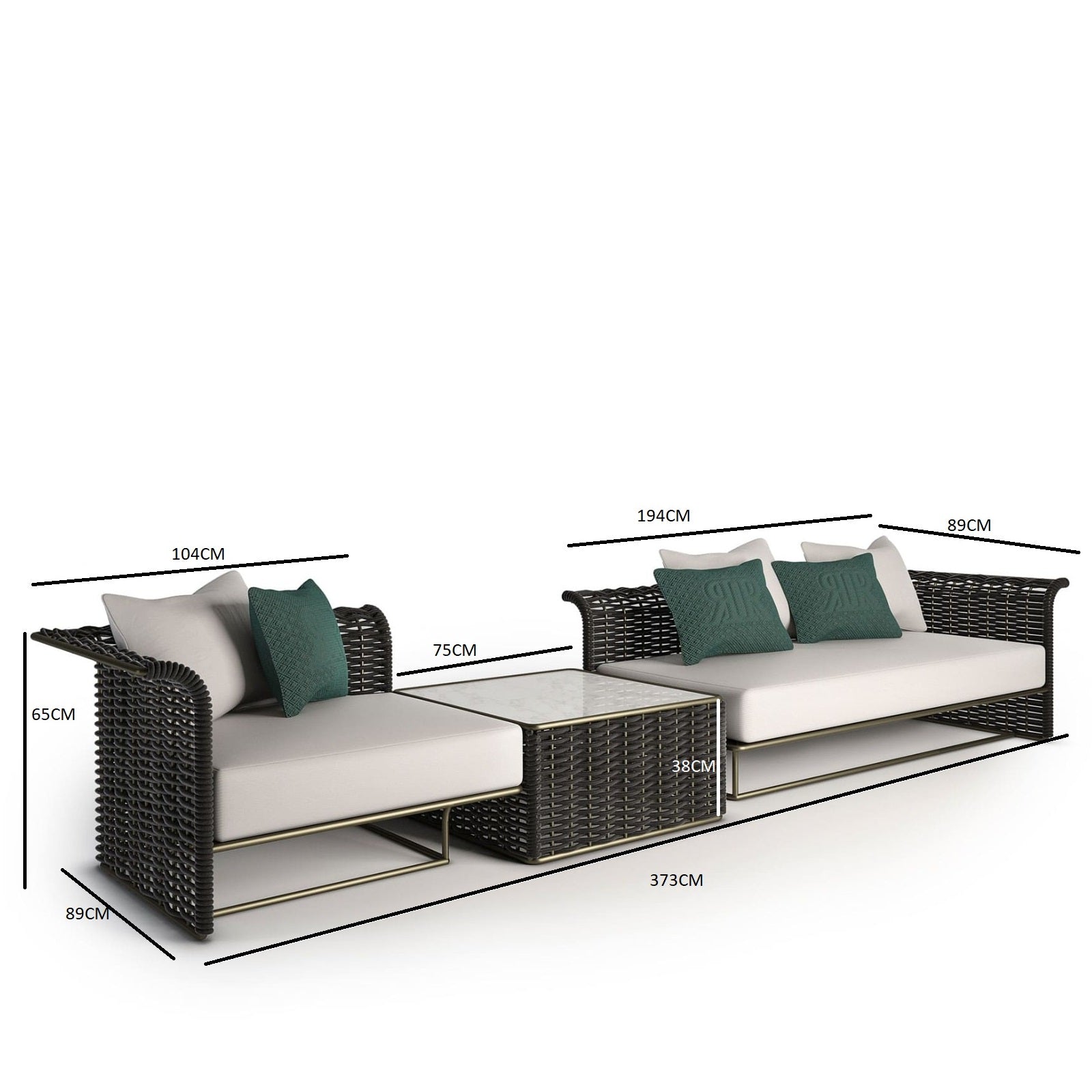 Luxury and elegant design sofa