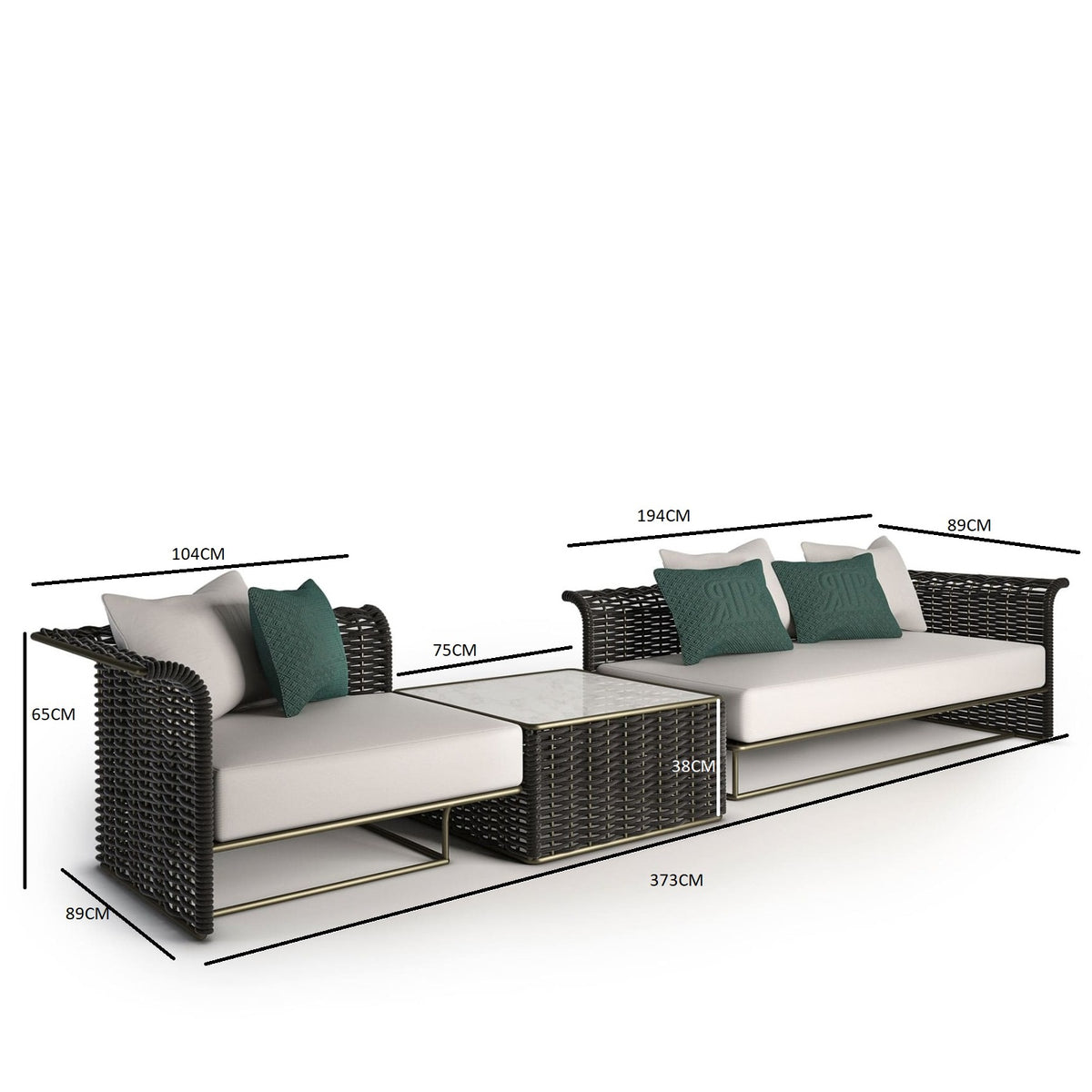 Luxury and elegant design sofa