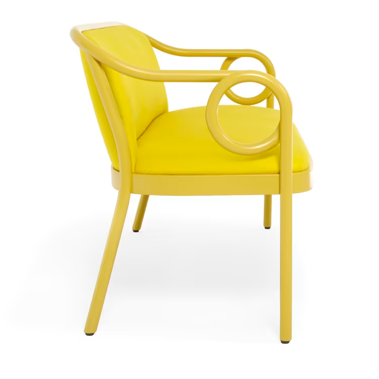 Loop yellow banquette by india mahdavi