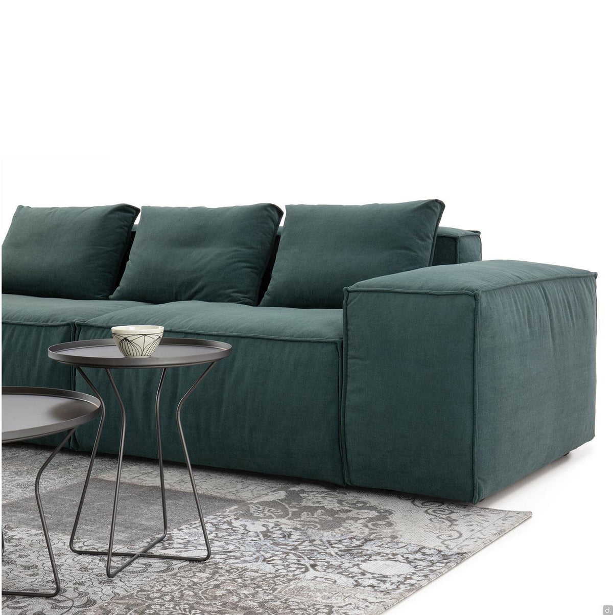 Square sofa from high quality materials