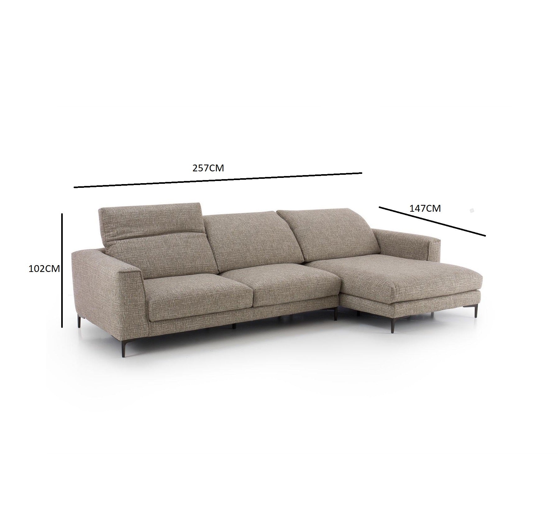 Foster sofa from natural wood