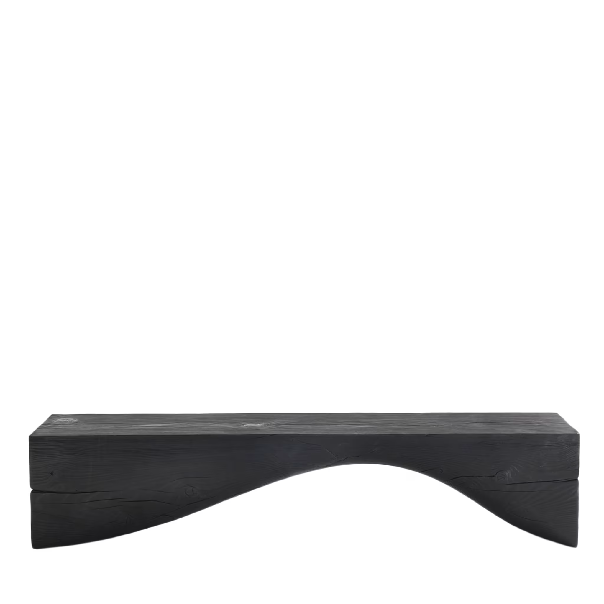 Curve volcano black bench