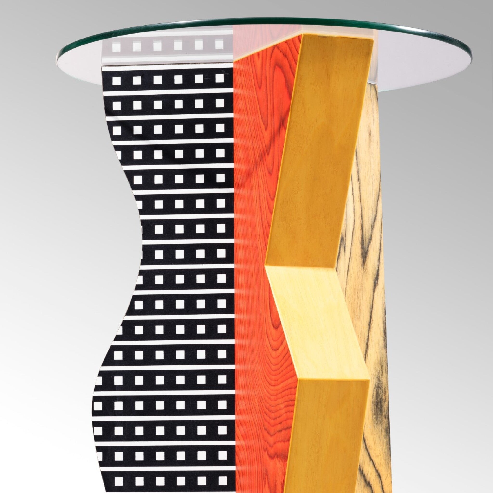 Ivory wooden side table
