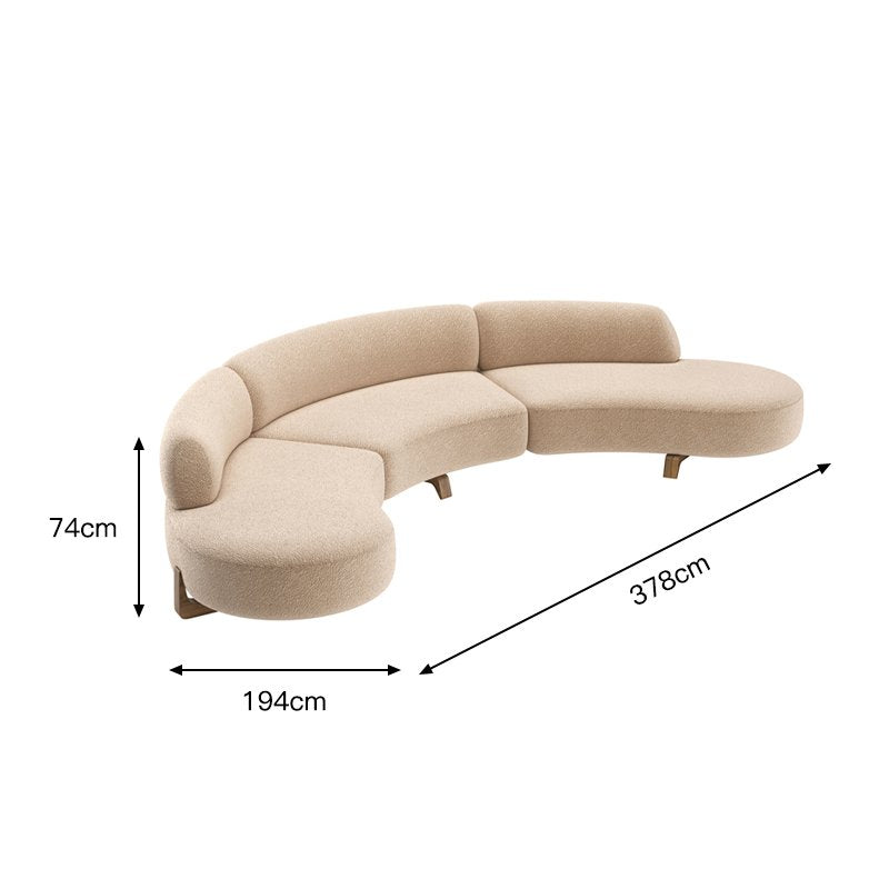 Distinctive and elegant corner sofa