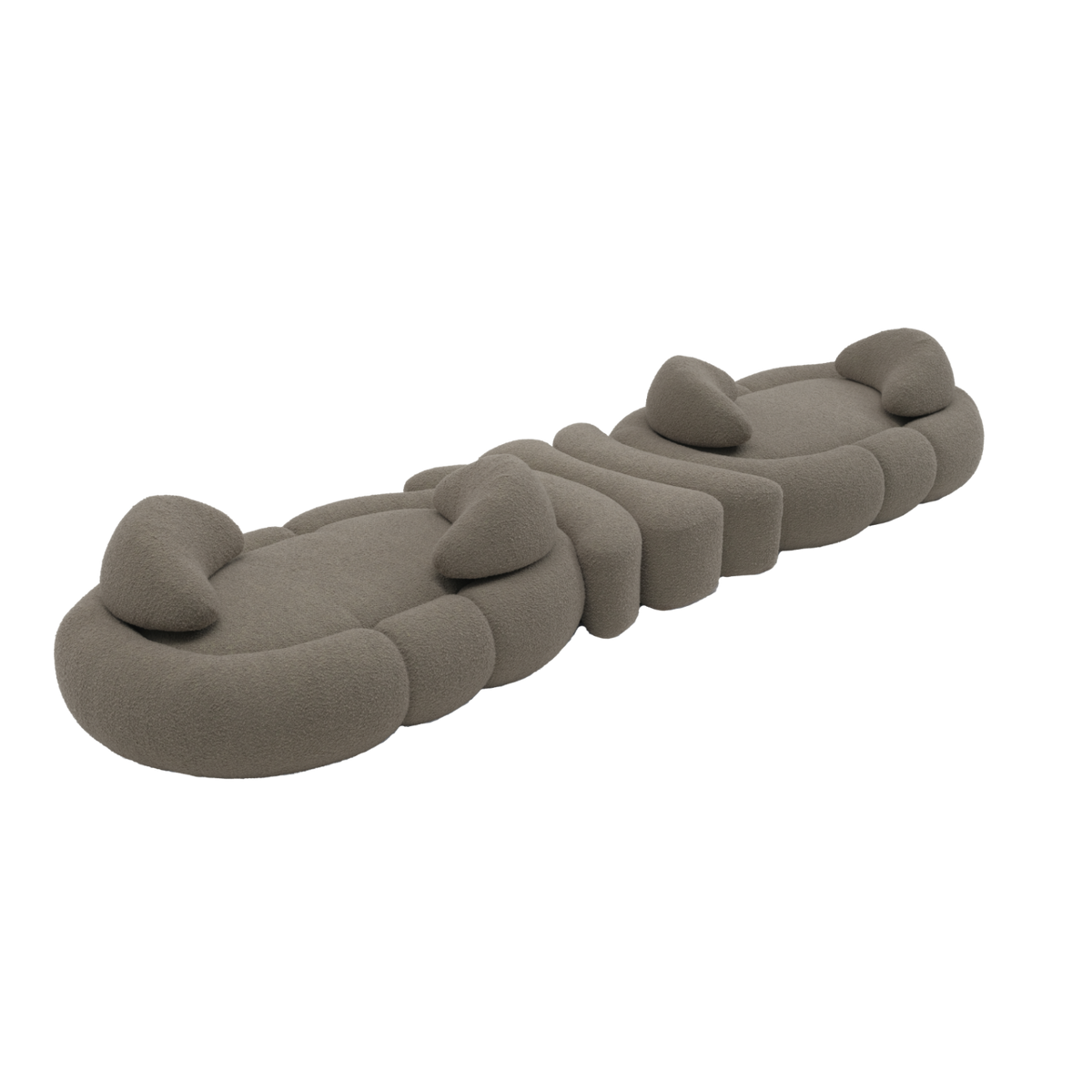 Sofa with a distinctive practical design