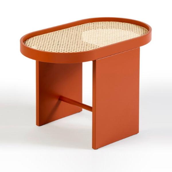 Piani steel blue side table
