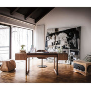Elle ecrit walnut desk