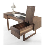 Elle ecrit walnut desk