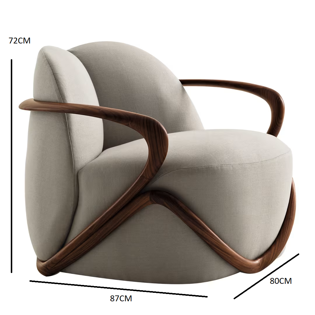 Hug armchair