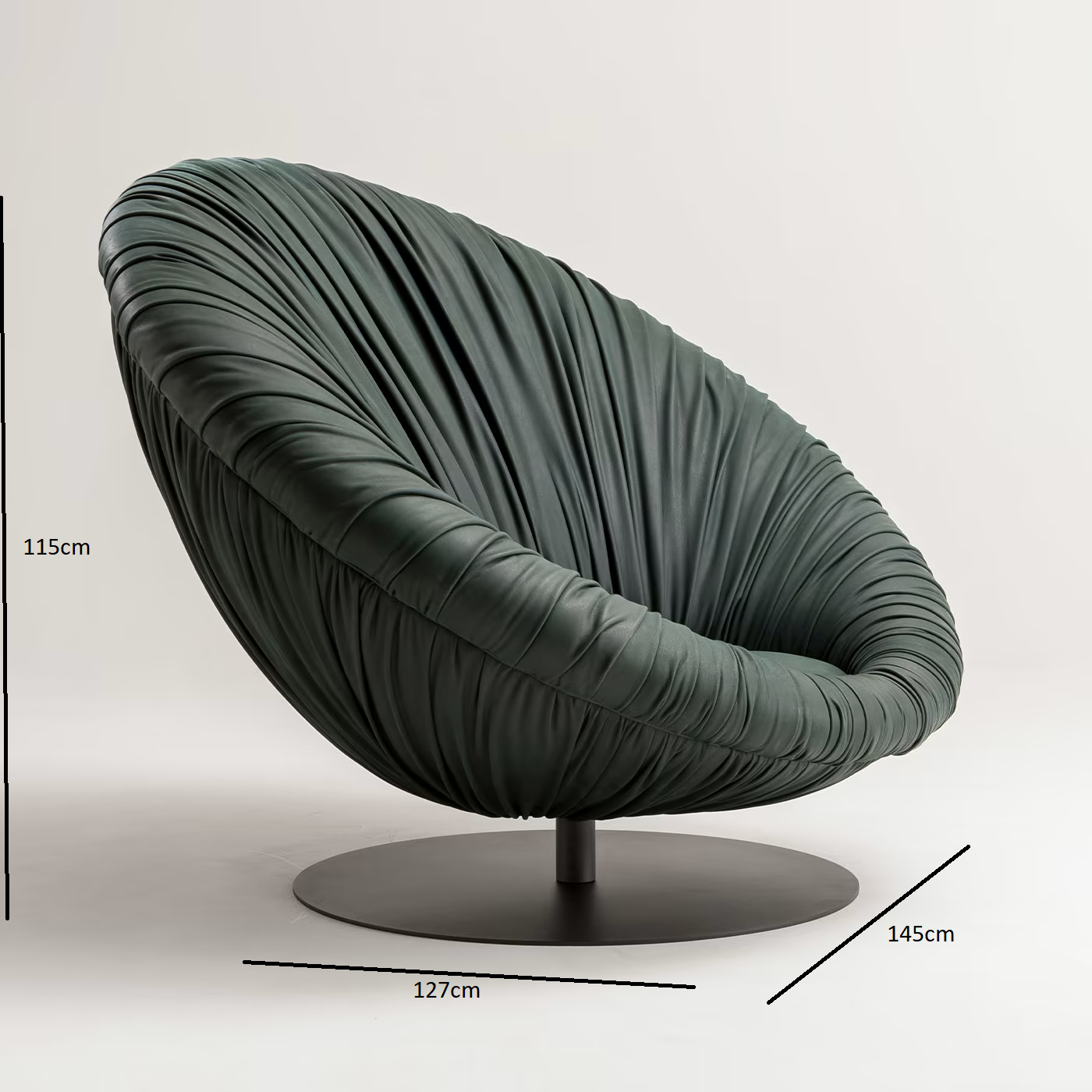 Drape soleil armchair