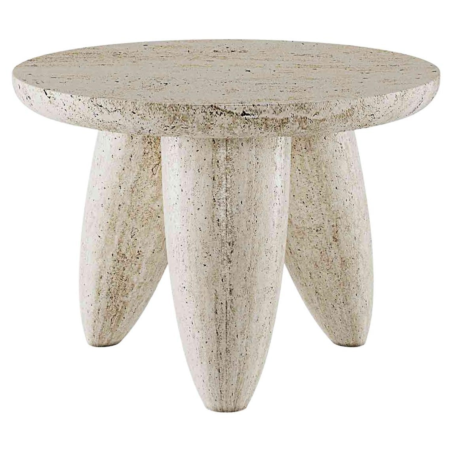 Modern circular side table