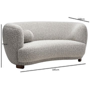 Layla Modern Two-Seater Sofa