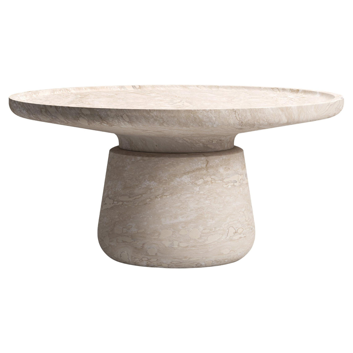 Distinctive circular coffee table