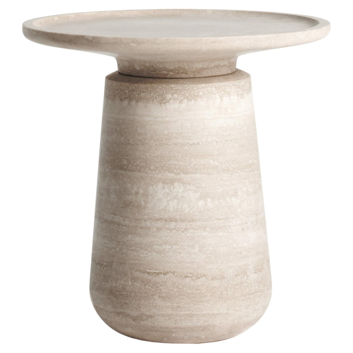 Marble table designed by Mary