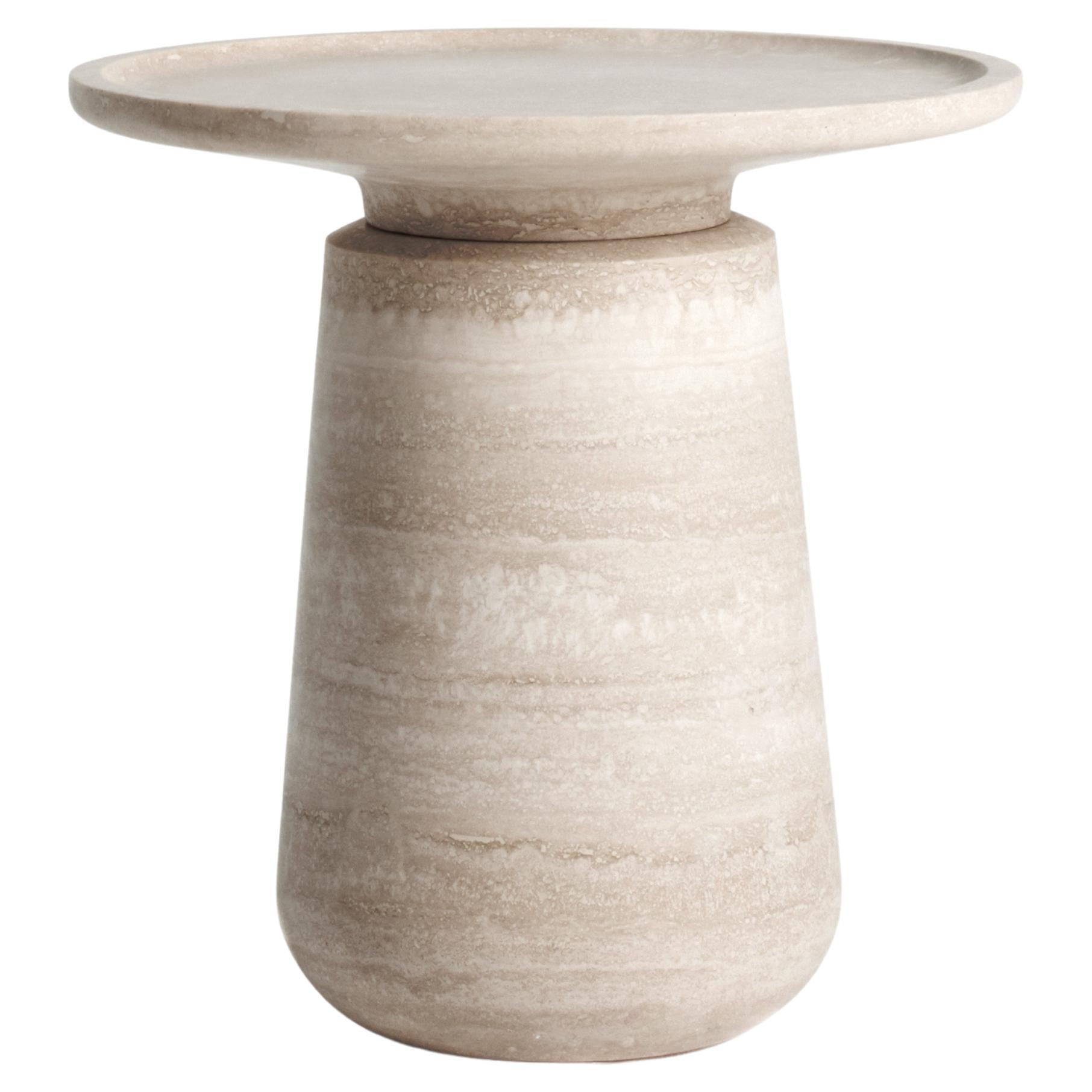 Marble table designed by Mary