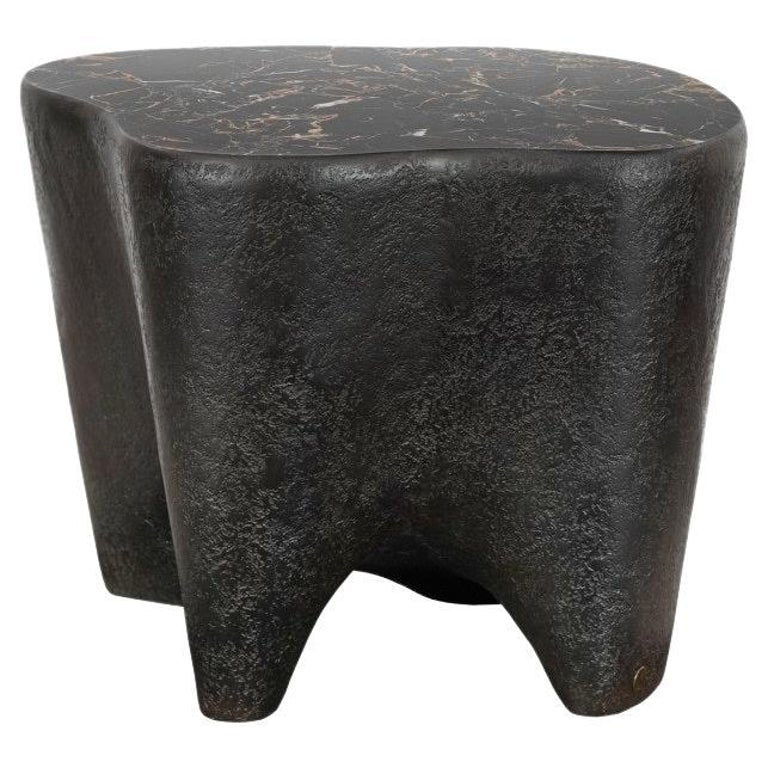Contemporary resin side table