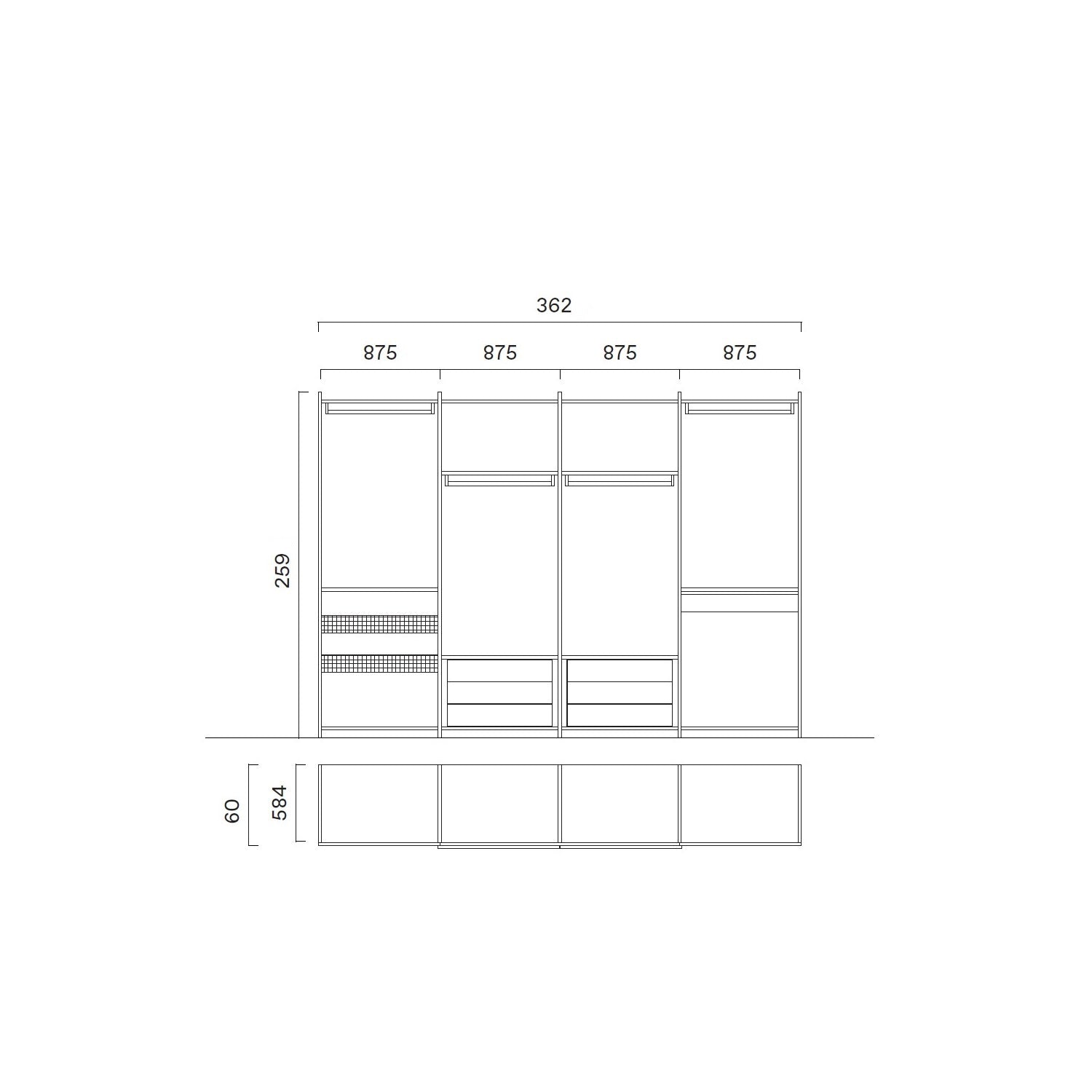 large wardrobe