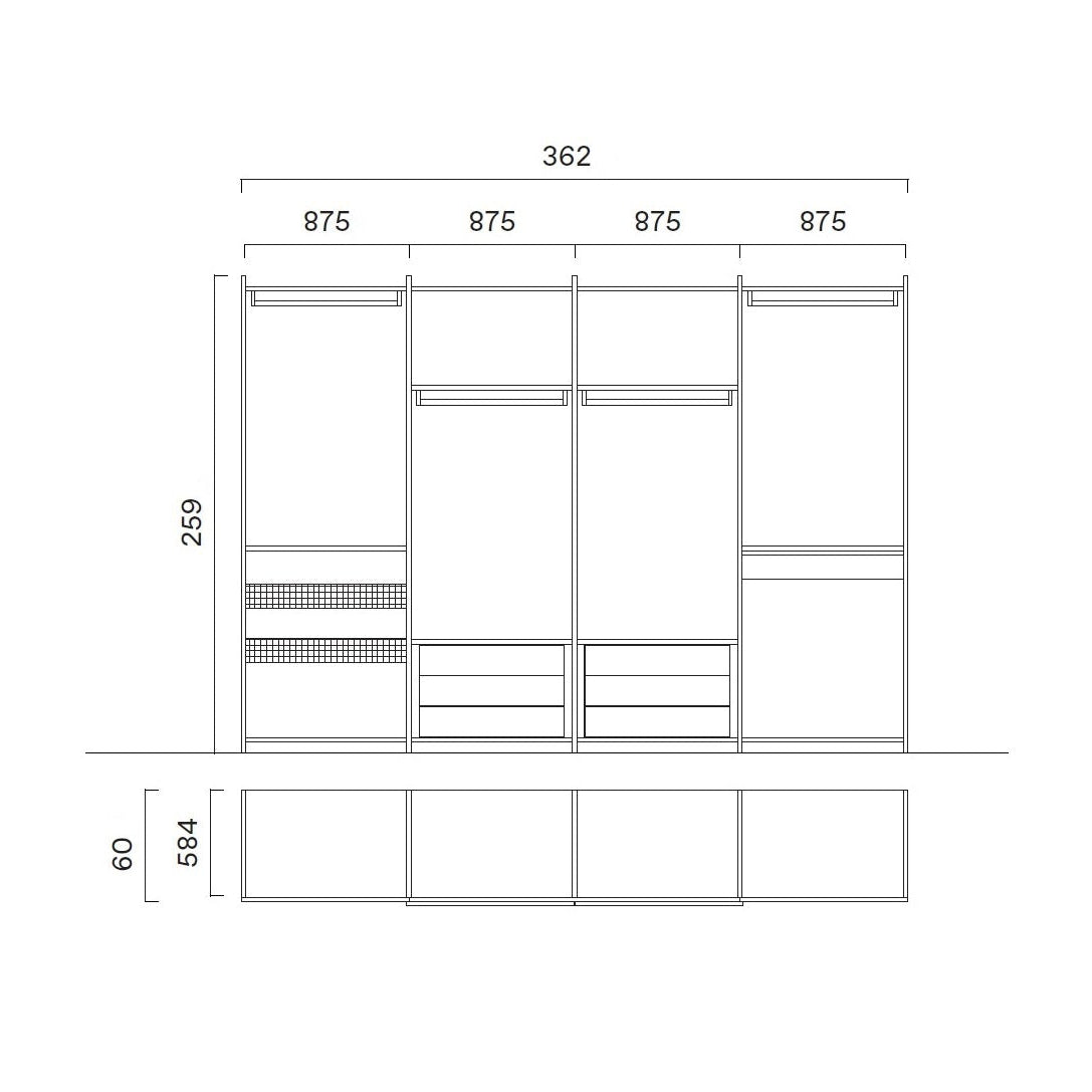 خزانة مدخل مميزة