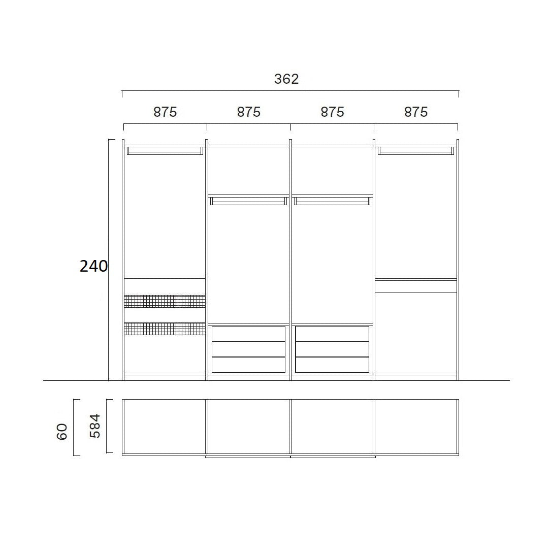 Entryway wardrobe