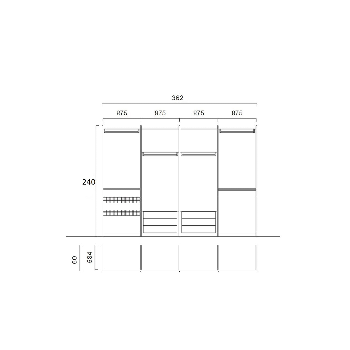 large wardrobe