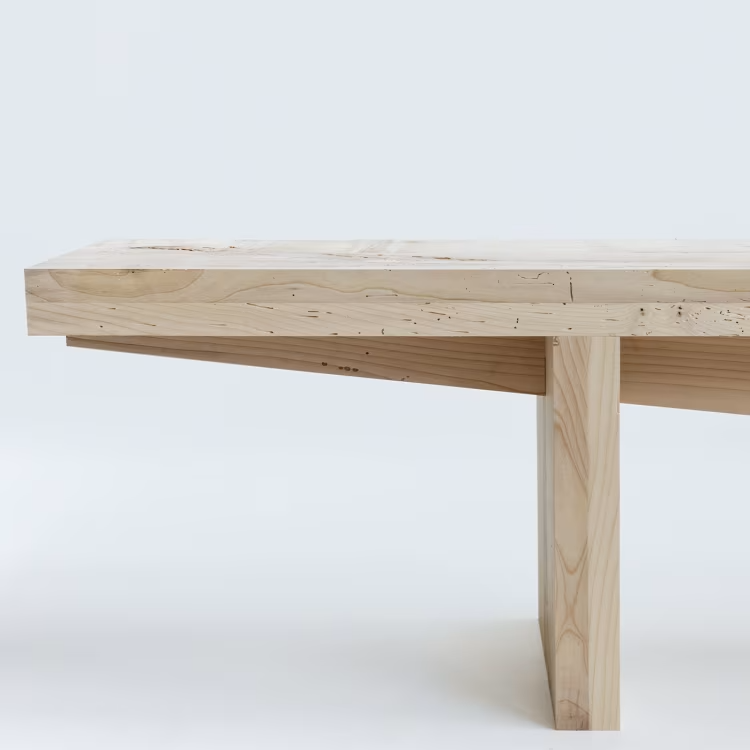 Alalunga wood bench