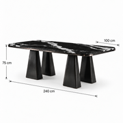 Evergreen dining table and chairs