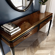 Victor 2-door brown console